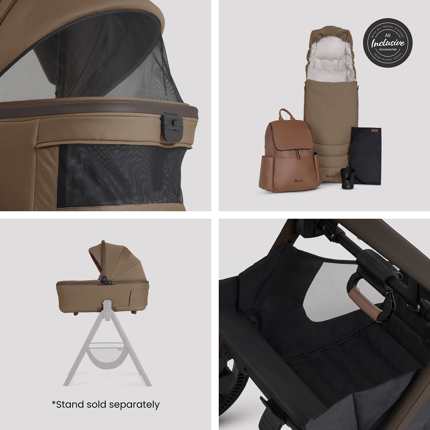 Silver Cross Cove 2 Ultimate 360 Family Car Seat Bundle - Maple