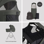 Silver Cross Cove 2 Ultimate 360 Car Seat Bundle - Pewter