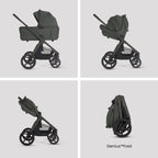 Silver Cross Cove 2 Ultimate 360 Family Car Seat Bundle - Pewter