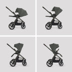 Silver Cross Cove 2 Ultimate 360 Family Car Seat Bundle - Pewter