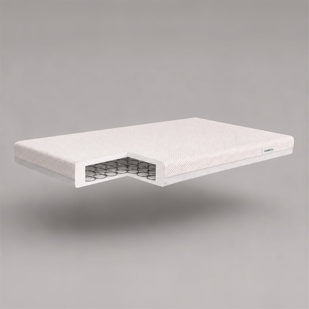 CuddleCo Harmony Hypo-Allergenic Bamboo Sprung Cot Bed Mattress 140 x 70cm