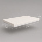 CuddleCo Harmony Hypo-Allergenic Bamboo Sprung Cot Bed Mattress 140 x 70cm