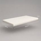 CuddleCo Lullaby Hypo-Allergenic Bamboo Foam Cot Bed Mattress 140 x 70cm