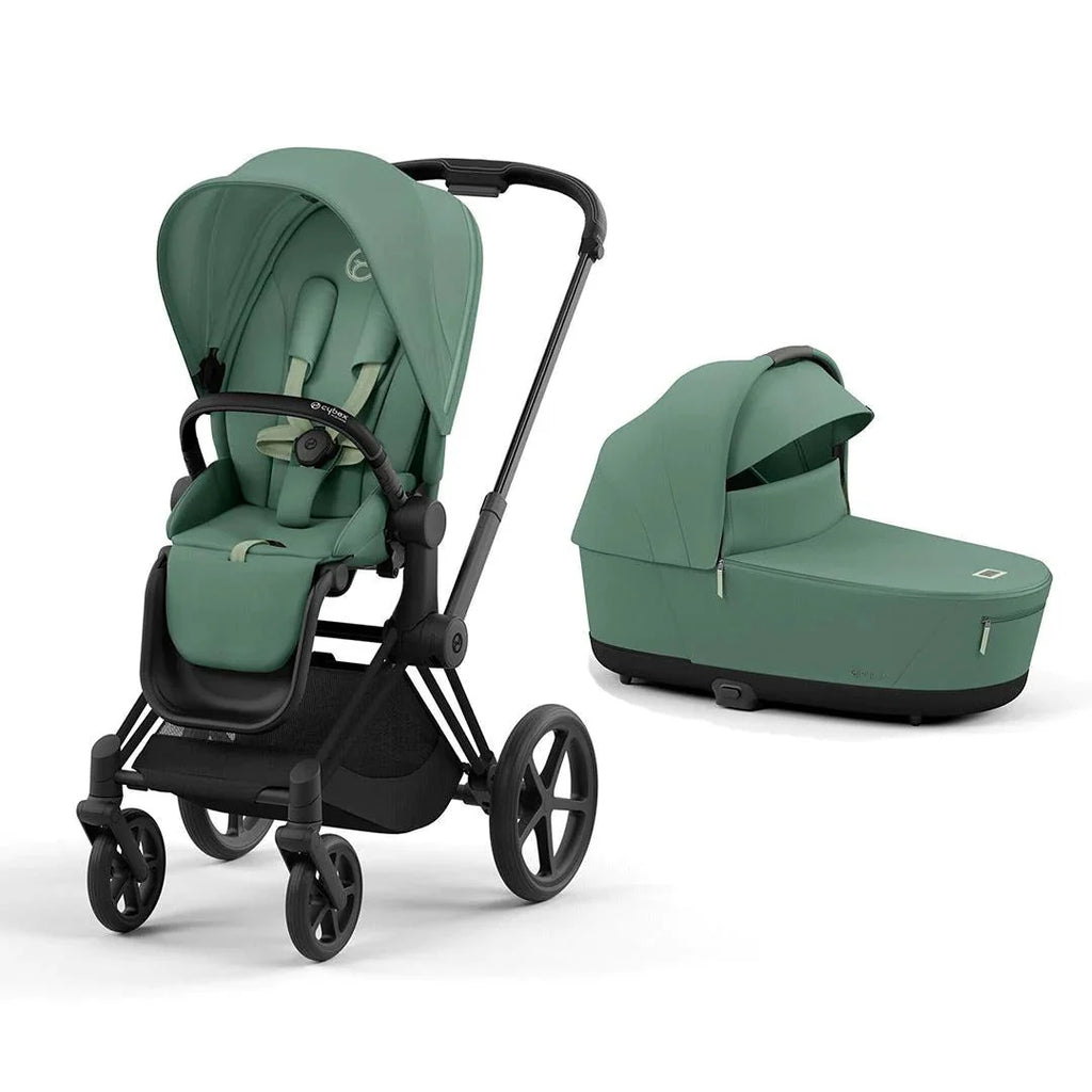 Cybex Priam Pram inc Lux Carrycot - Leaf Green