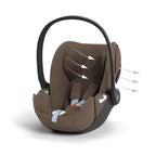Cybex Cloud T Plus i-Size Car Seat - Coconut Brown