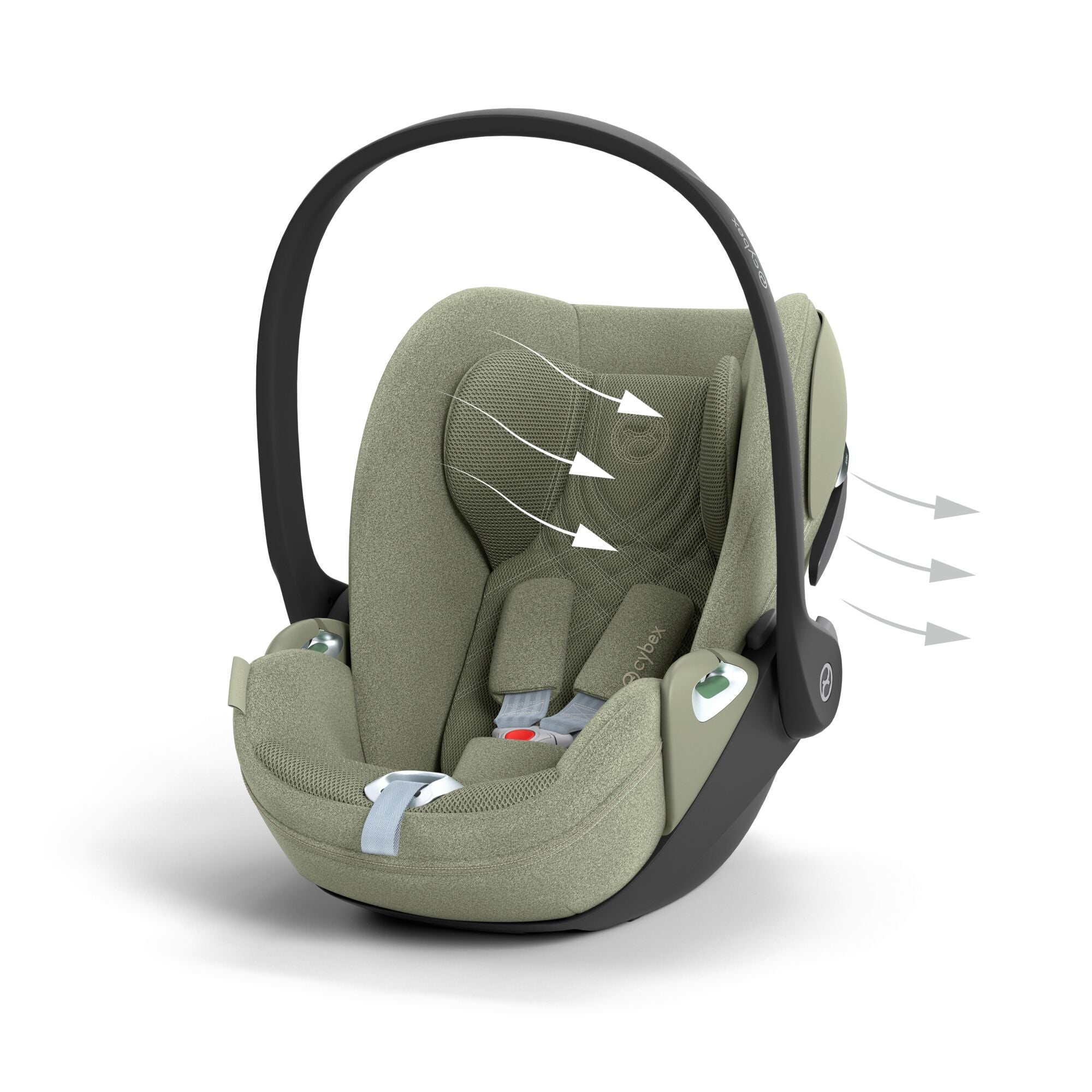 Cybex Cloud T Plus i-Size Car Seat - Sage Green
