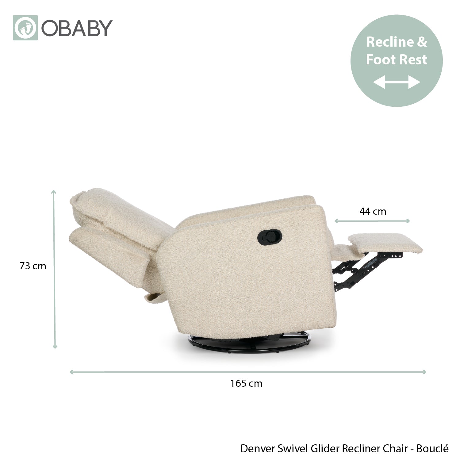 Obaby Denver Chair -  Bouclé