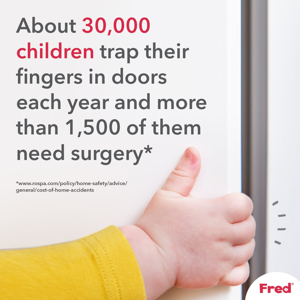 Fred Safety Door Slam Stopper (x2) - Dark Grey