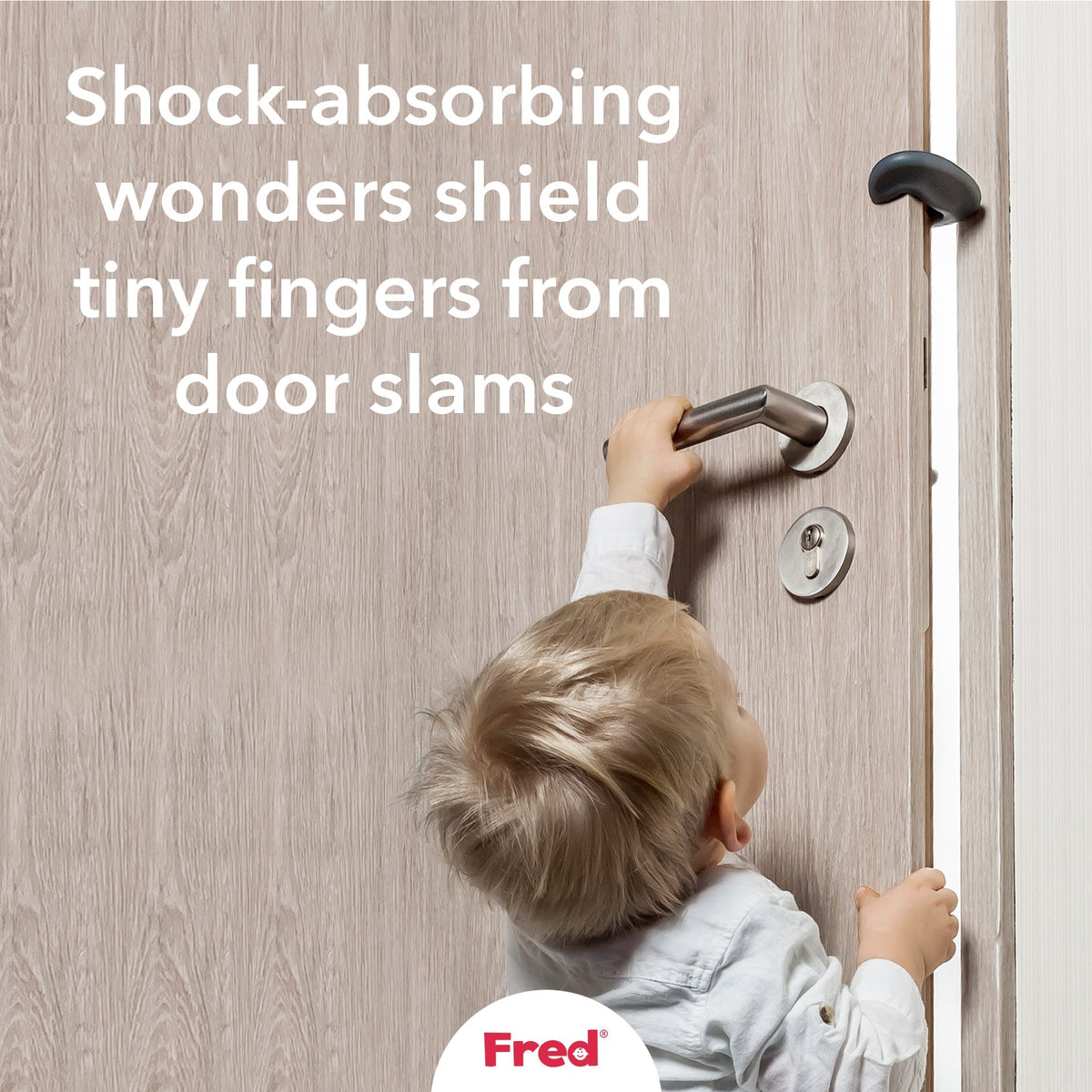 Fred Safety Door Slam Stopper (x2) - Dark Grey