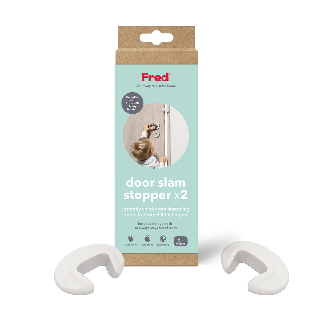 Fred Safety Door Slam Stopper (x2) - Pure White