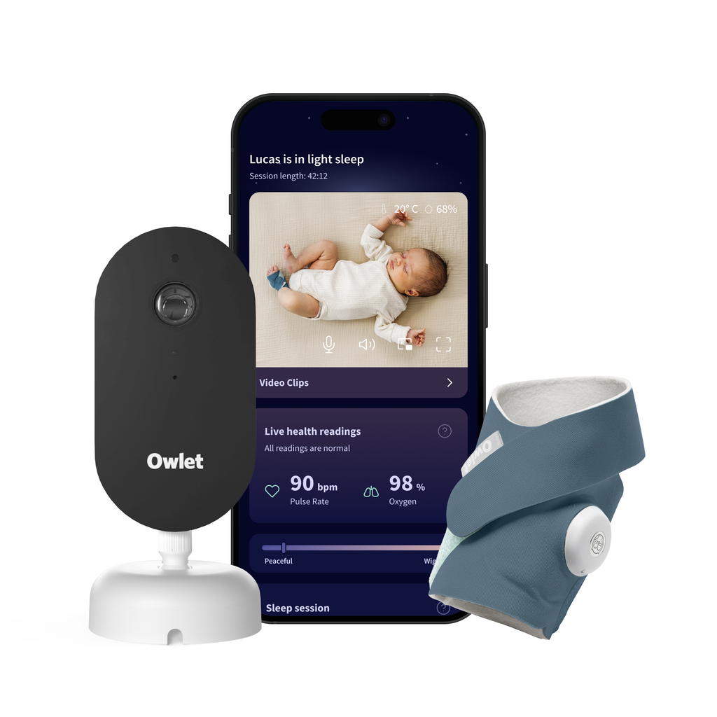 NEW Owlet Dream Duo™- Bedtime Blue (Sock + Sight)