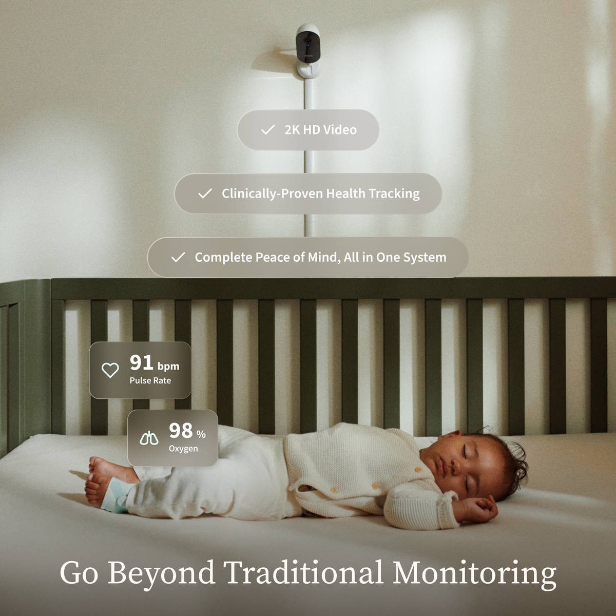 NEW Owlet Dream Duo™- Mint (Sock + Sight)