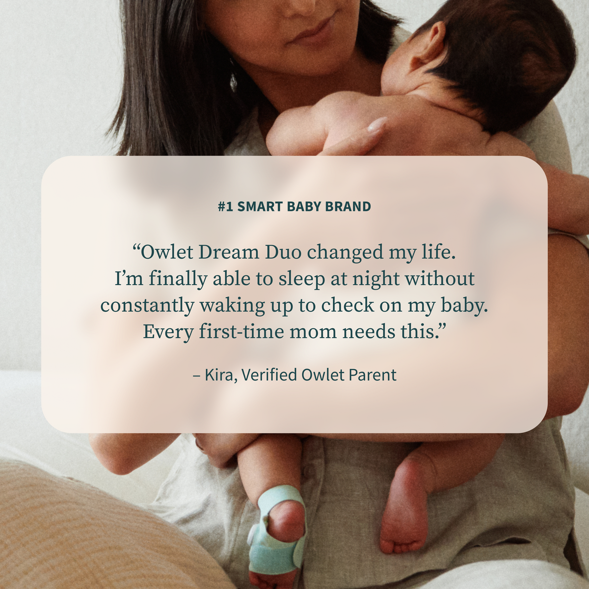 NEW Owlet Dream Duo™- Mint (Sock + Sight)