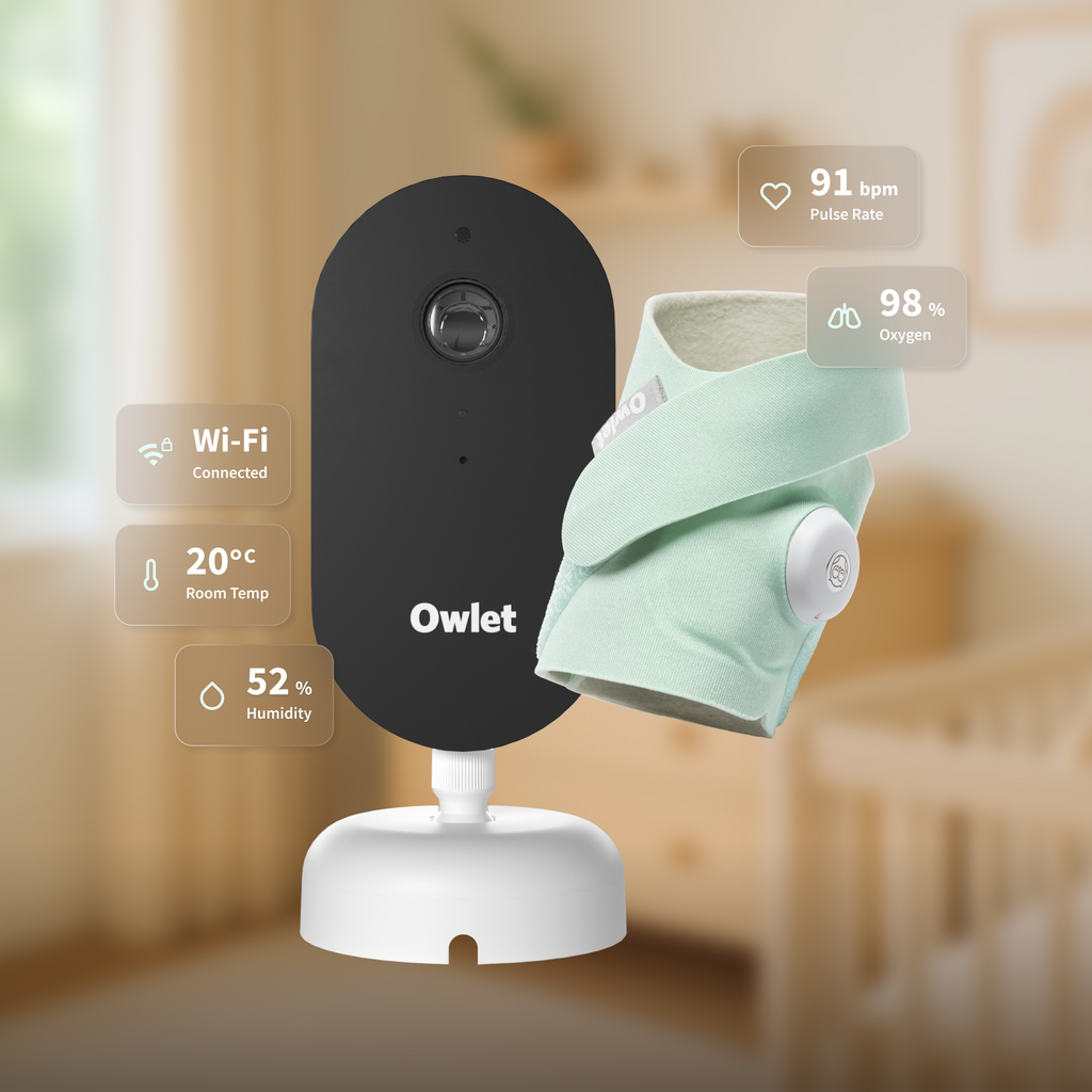 NEW Owlet Dream Duo™- Mint (Sock + Sight)