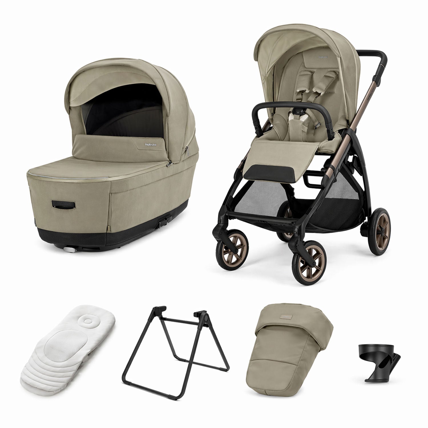 Inglesina Electa Duo Travel System - Hangar Beige