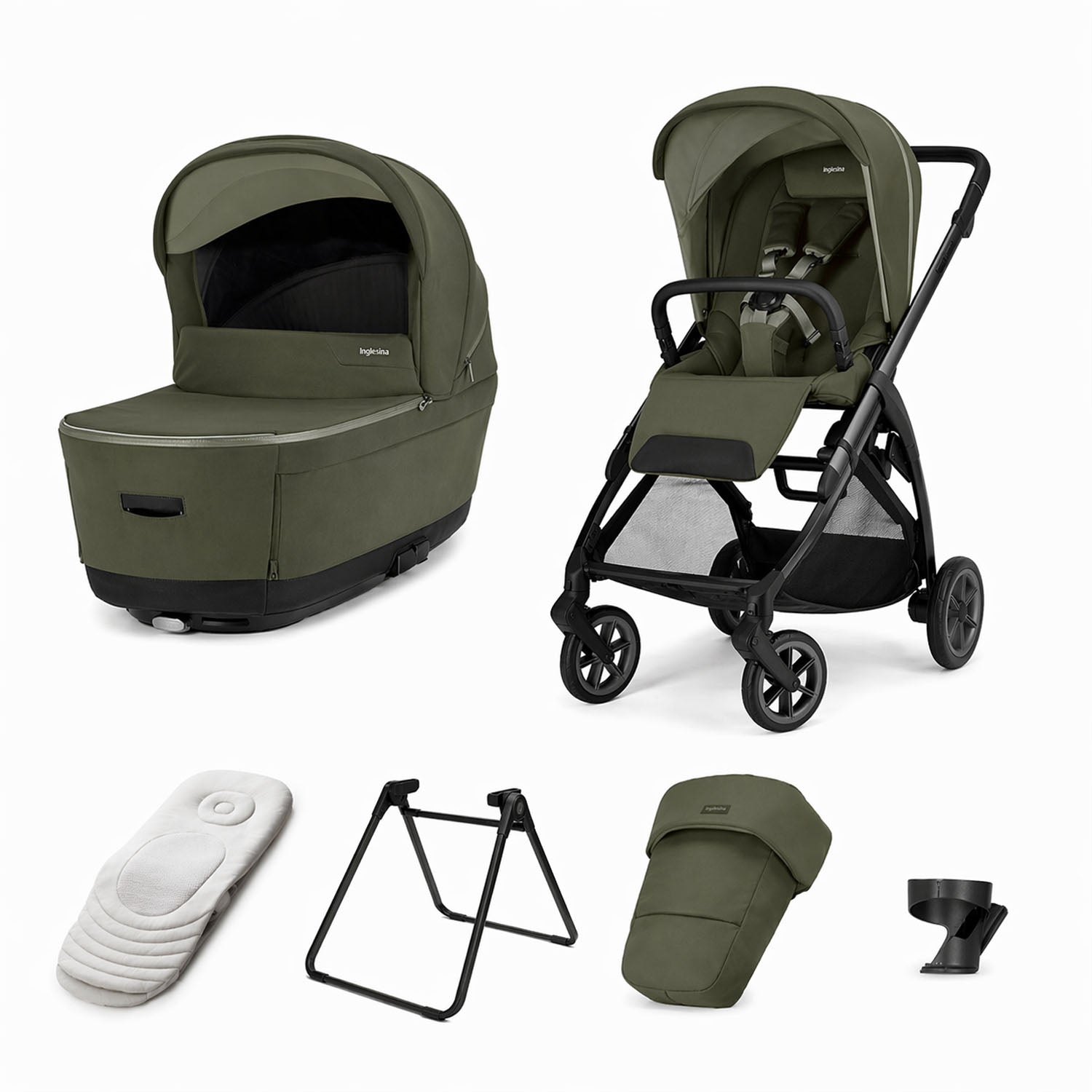 Inglesina Electa Duo Travel System - Loft Green