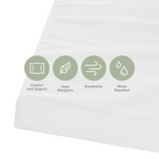 Tutti Bambini Rio Cot Bed with Cot Top Changer & Mattress - White
