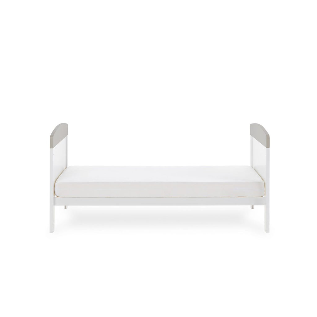 Obaby Grace Inspire Cot Bed - Me & Mini Me Elephants - Grey
