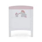 Obaby Grace Inspire Cot Bed - Me & Mini Me Elephants - Pink