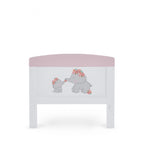 Obaby Grace Inspire Cot Bed - Me & Mini Me Elephants - Pink