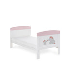 Obaby Grace Inspire Cot Bed - Me & Mini Me Elephants - Pink