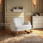 CuddleCo Etta Cuddle Chair - Bouclé Off White