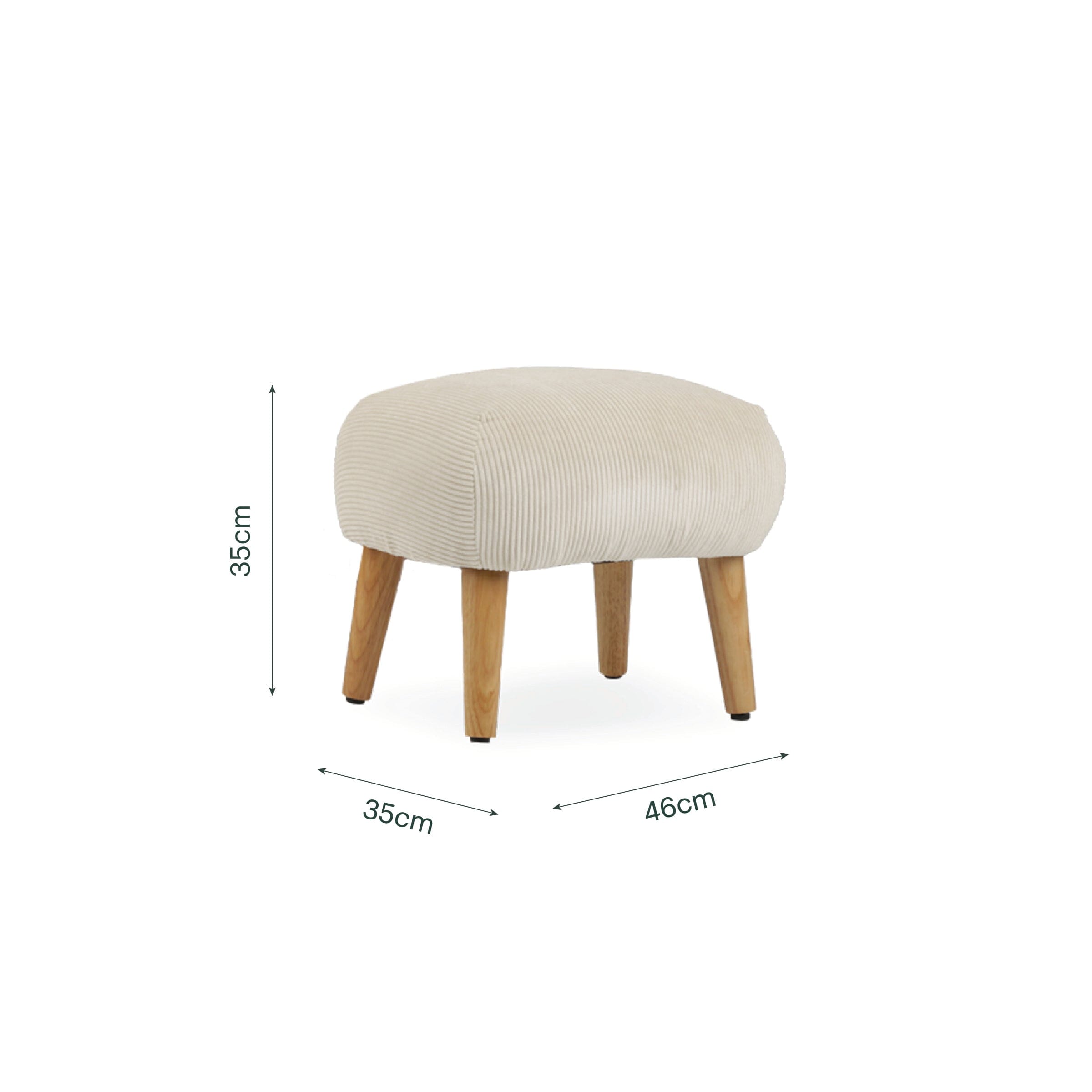 CuddleCo Etta Footstool - Sand