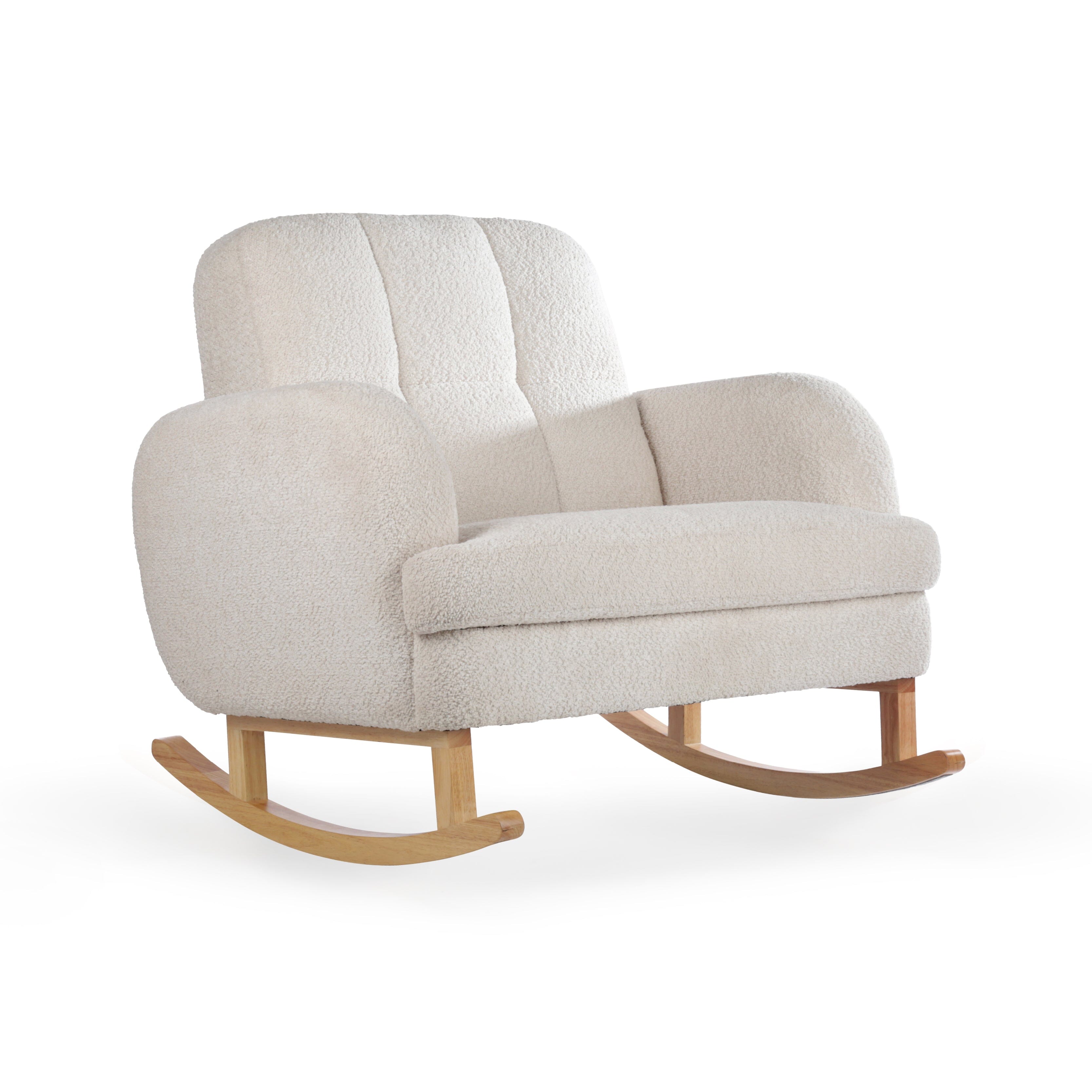 CuddleCo Etta Cuddle Chair - Bouclé Mushroom