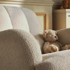 CuddleCo Etta Cuddle Chair - Bouclé Mushroom