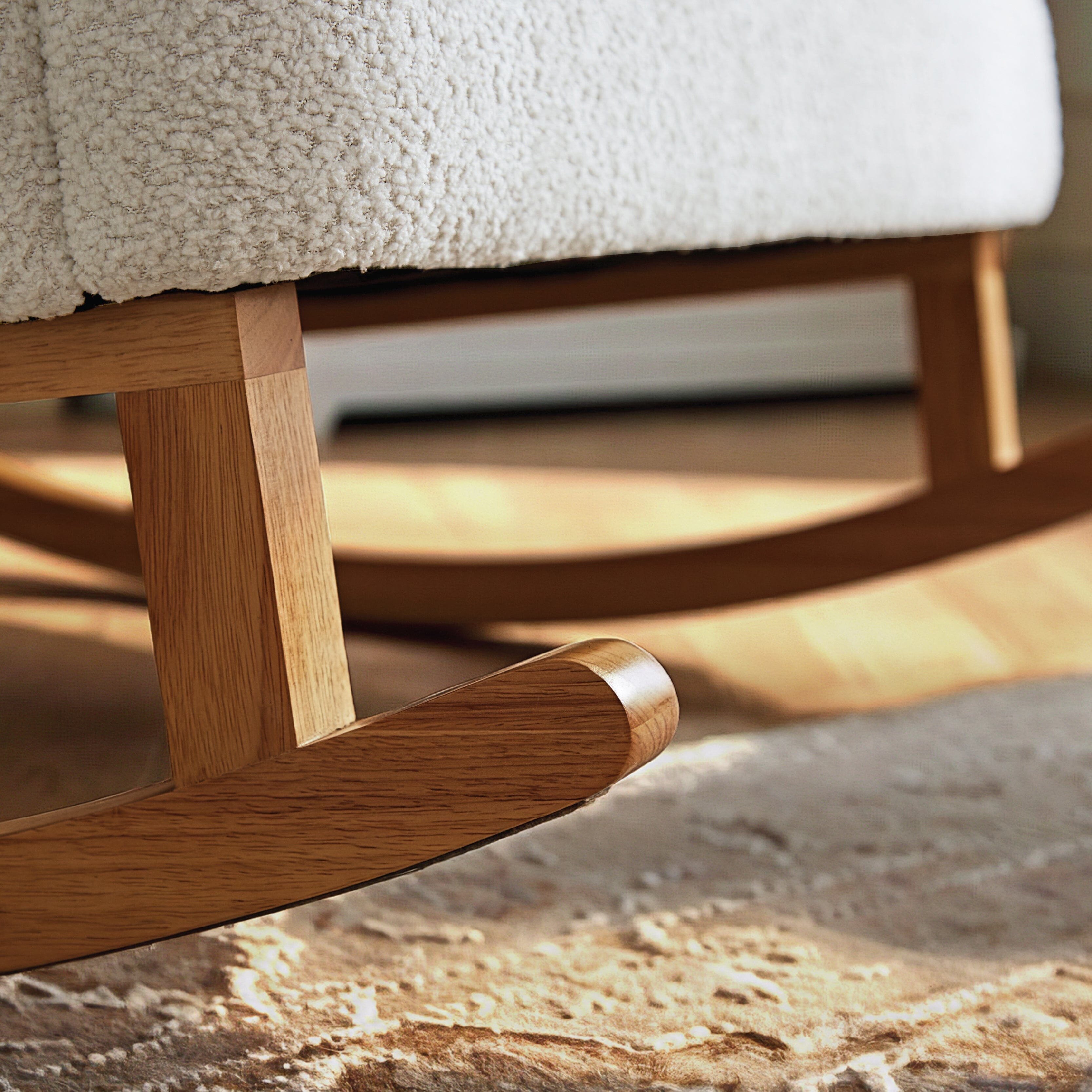CuddleCo Etta Cuddle Chair - Bouclé Mushroom