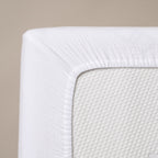 Obaby Muslin Fitted Sheet 120cm x 60cm - White