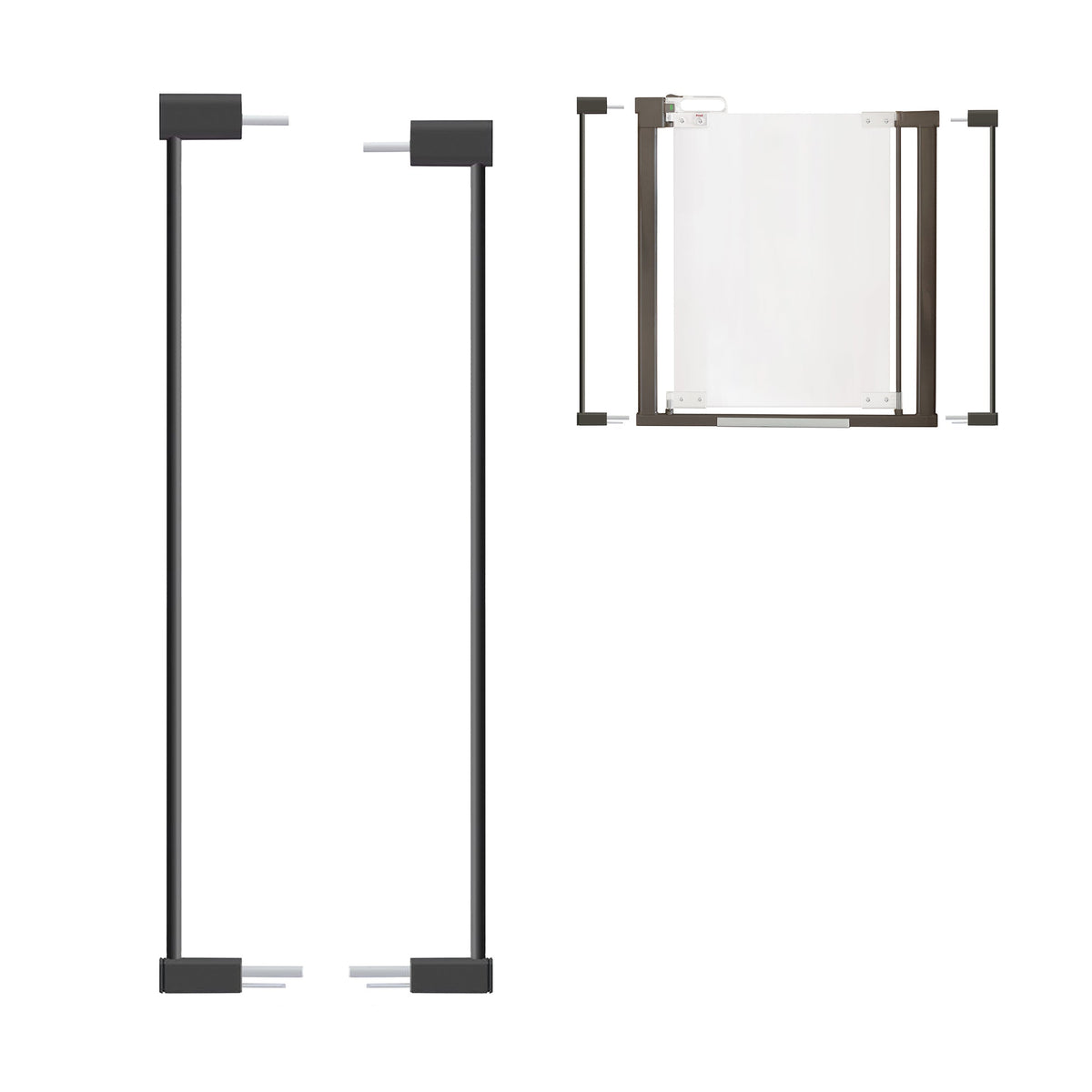 Fred Safety Pressure Gate Extension Kit - Dark Grey