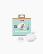 Fred Safety Double Door Block (x1) - Pure White