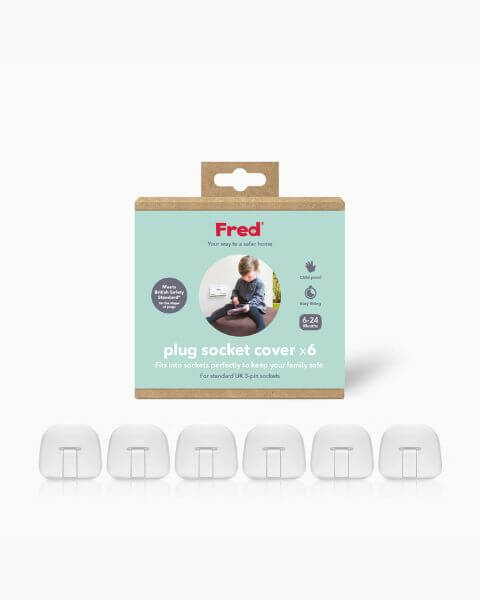 Fred Safety Plug Socket Cover (x6)