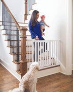 Fred Safety Pressure Fit Wooden Stairgate