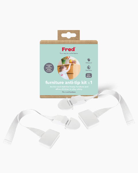 Fred Safety Furniture Anti-Tip Kit (x1) - Pure White