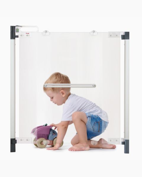 Fred Safety Screw Fit Clear-View Stairgate