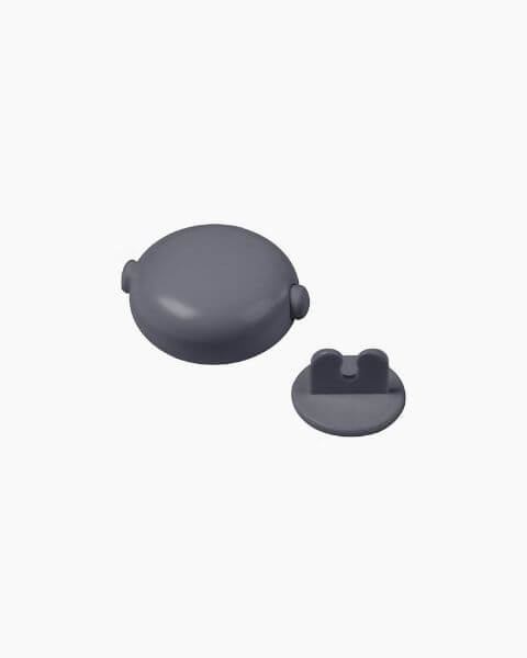 Fred Safety Double Door Block (x1) - Dark Grey