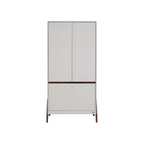 Tutti Bambini Fuori Wardrobe - White Sand & Warm Walnut