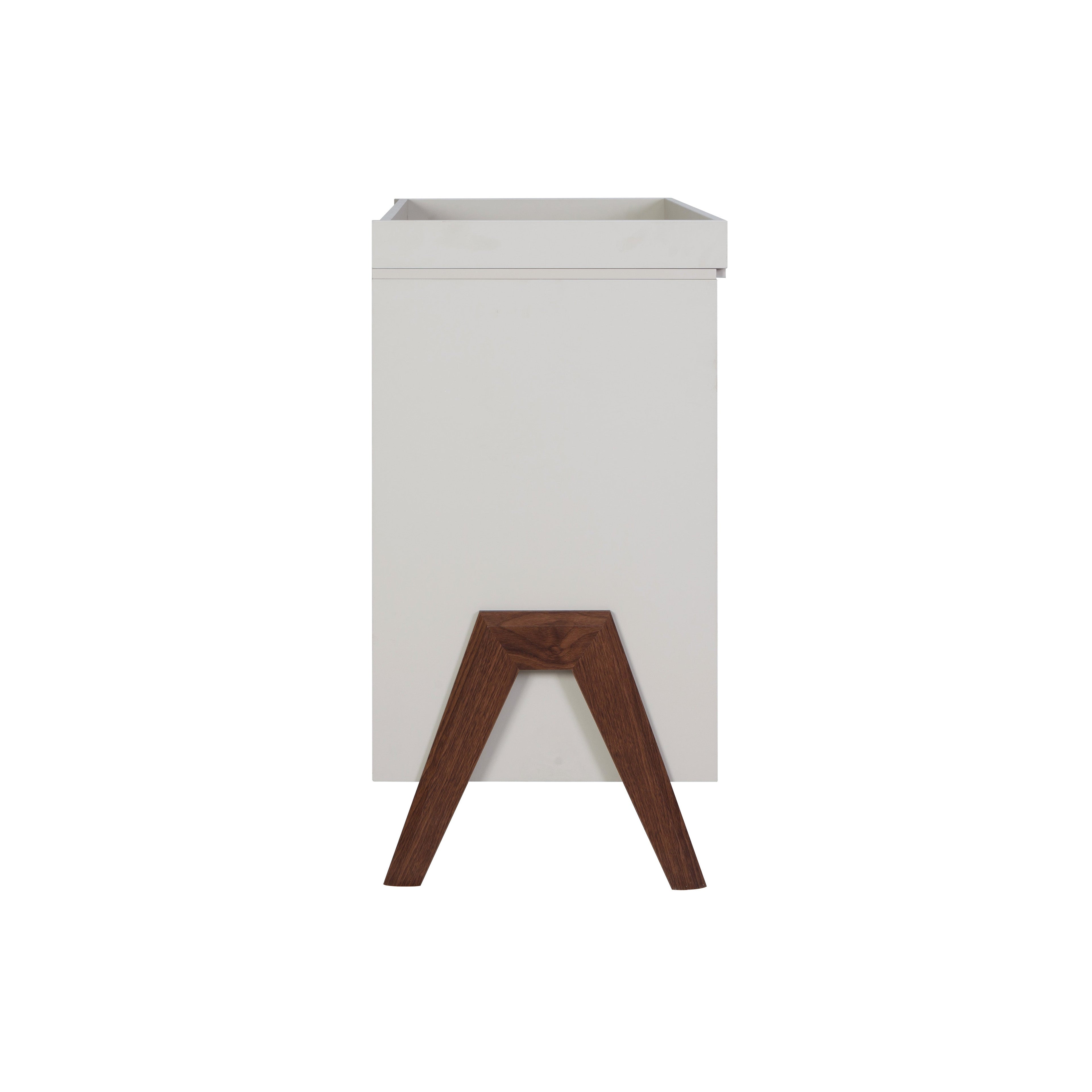 Tutti Bambini Fuori Chest Changer - White Sand & Warm Walnut