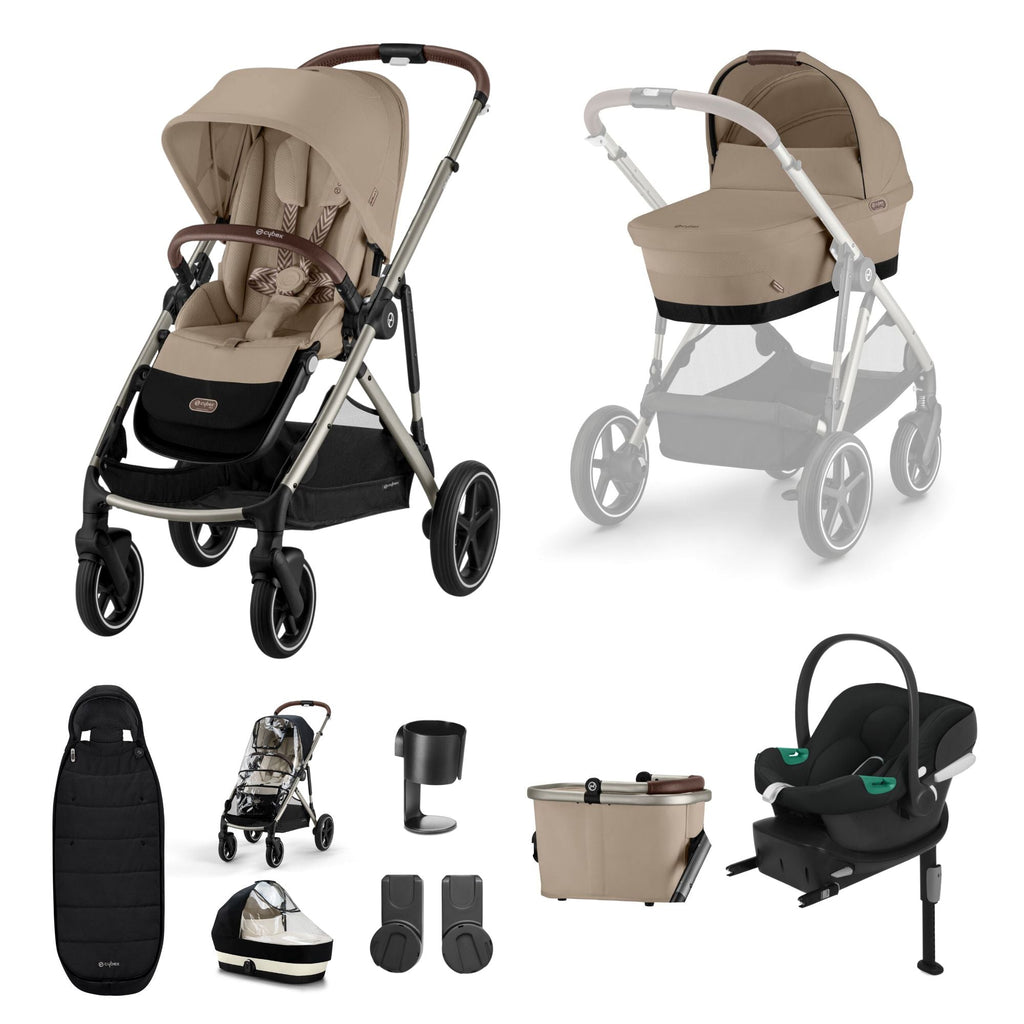 Cybex Gazelle S Comfort Bundle - Almond Beige