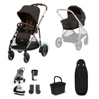 Cybex e-Gazelle S Essential Bundle - Chocolate Brown
