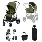 Cybex e-Gazelle S Essential Bundle - Moss Green