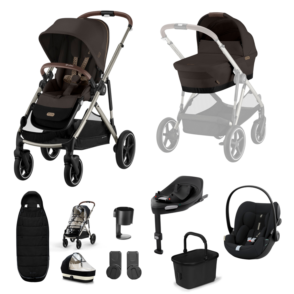 Cybex Gazelle S Cloud G Plus Bundle - Chocolate Brown