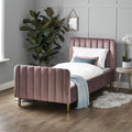 Obaby Gatsby Single Bed - Dusty Pink