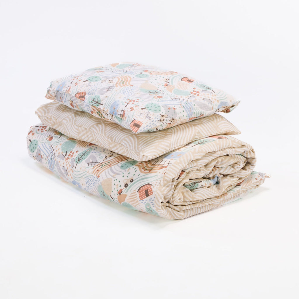 Tutti Bambini Cot Bed Duvet Cover & Pillowcase Set - Good Life