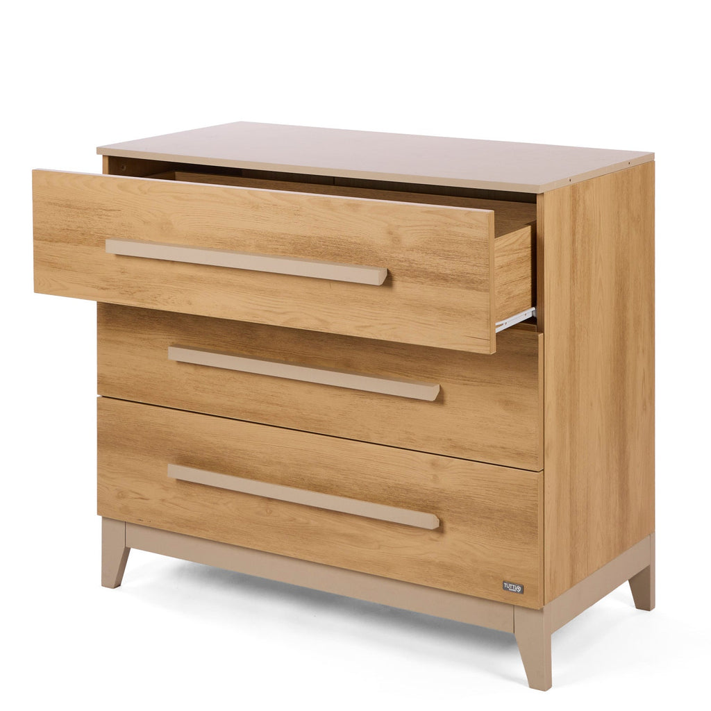 Tutti Bambini Hallee Chest Changer - Mushroom / Golden Oak