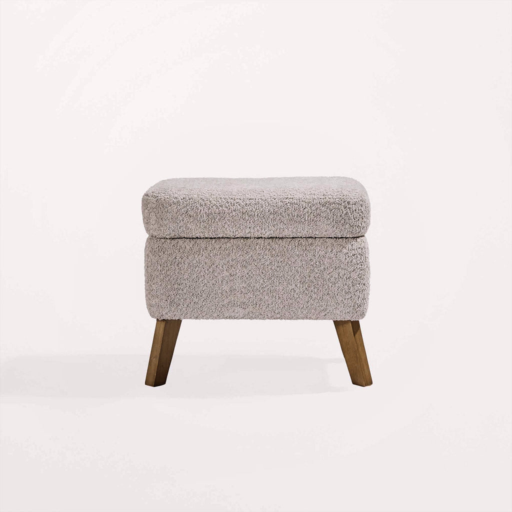Tutti Bambini Harper Wingback Rocking Chair & Footstool - Grey