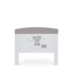 Obaby Grace Inspire Cot Bed & Fibre Mattress - Hello World Koala - Grey