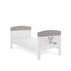 Obaby Grace Inspire Cot Bed & Underdrawer - Hello World Koala - Grey
